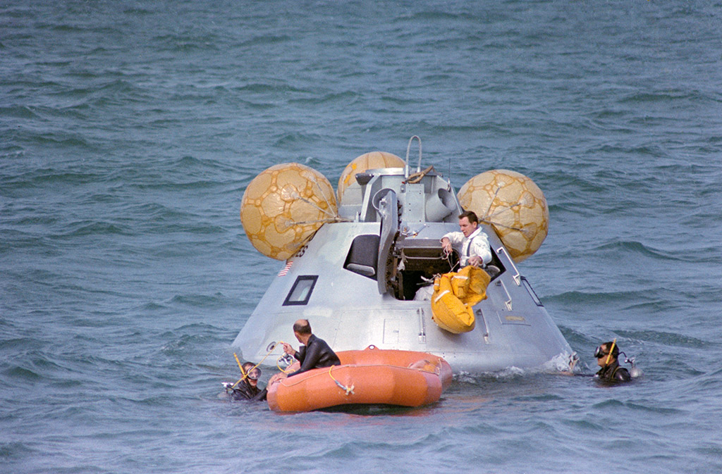 Apollo 9 Splashdown Training